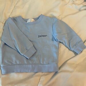 “Jackson” Light Blue Kids Sweatshirt